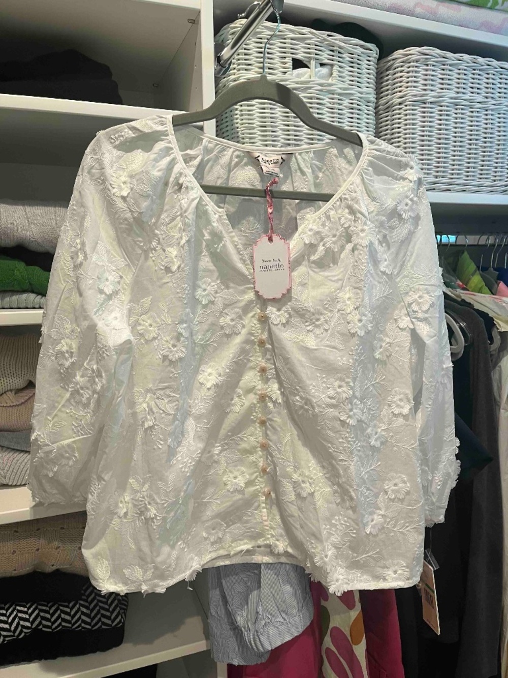 Nanette Lepore 3D Floral Top